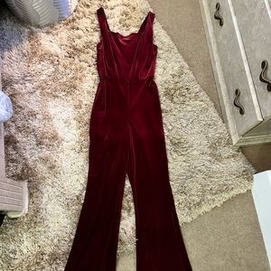 Gianni Bini Velvet Jumpsuit Romper